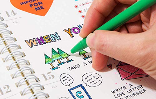 MONAMI Plus 3000 Felt Tip Pens - 24 Assorted Colors, Fine Point 0.4mm for Coloring, Drawing & Journaling - Image 8