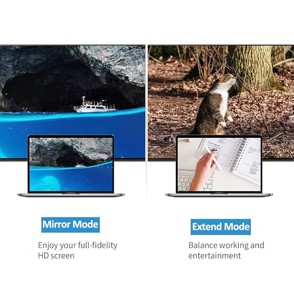 MONODEAL 4-in-1 USB C to HDMI/DVI/VGA Adapter - 4K UHD Multi-Display Video Converter for Type-C Devices - Image 6