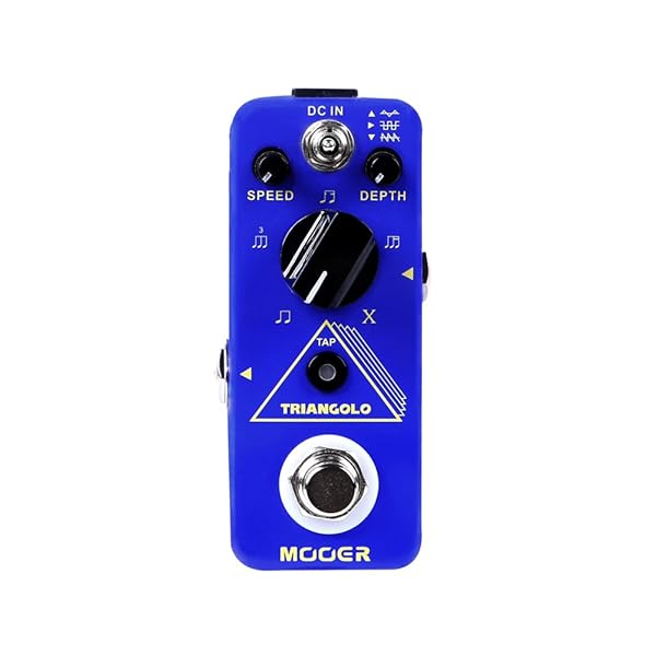 MOOER Triangolo Digital Tremolo Pedal for Rich Sound Effects and Versatile Performance