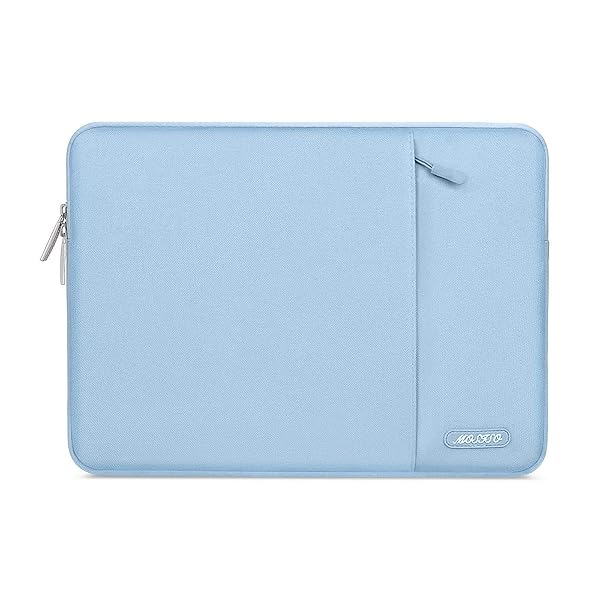 MOSISO 16 Inch Laptop Case Sleeve Compatible with MacBook Pro HP Acer Dell Lenovo ASUS Polyester Vertical Bag Air Blue
