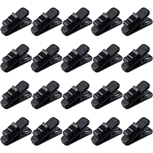 MUZHI MUZHI Headphone Clips - 20 Pack Earbud Cable Clips for 1.5mm Wires | Keep Earphone Cords Organized & Tangle-Free