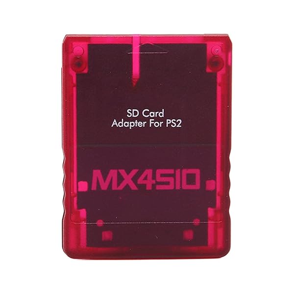 MX4SIO SIO2SD Card Adapter for PS2 - Memory Expansion & Replacement Reader for PS2 Fat Console (Red) - Image 2