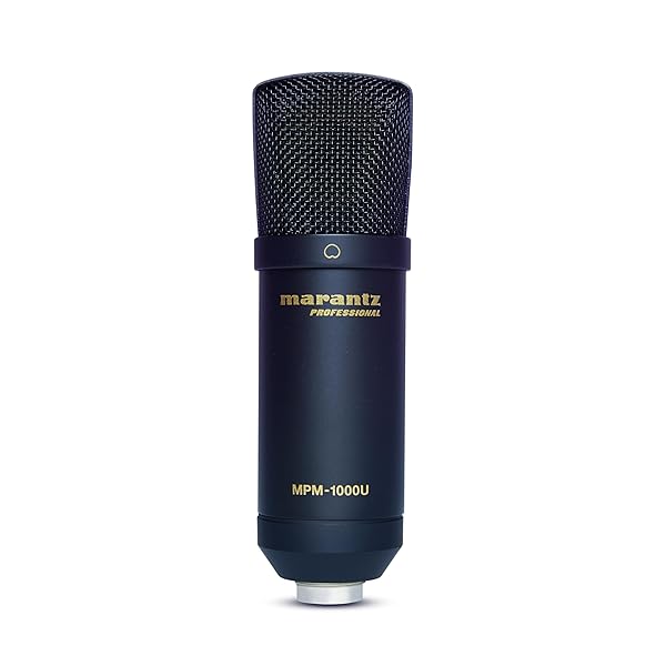Marantz MPM-1000U USB Condenser Microphone for Podcasting & Recording - Includes Cable & Clip - Image 2