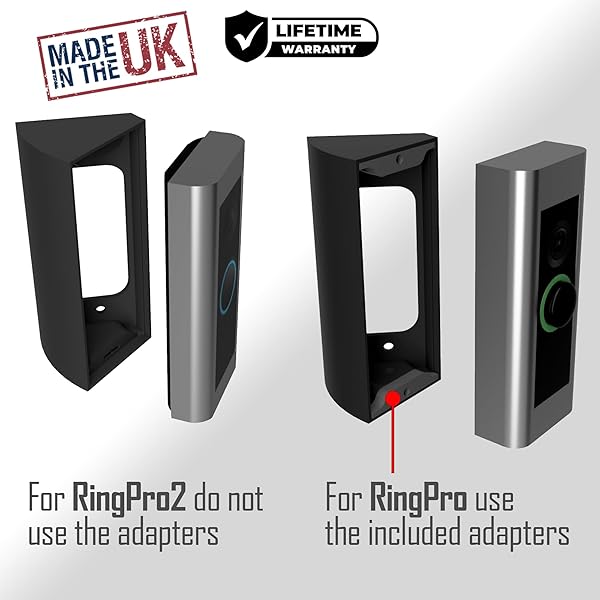 Mars Outpost | Wedge Compatible with RingPro & RingPro 2 Video Doorbell | Angle Adaptor | 45 Degrees | Angle Mount/Corner Bracket/Corner Kit - Image 9