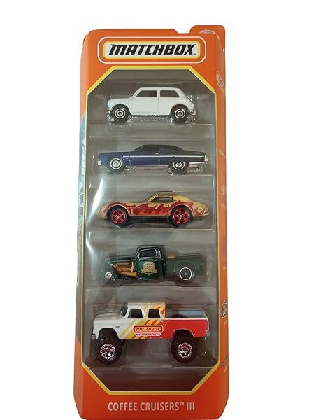 Matchbox Mattel Matchbox Dino Adventure Vehicles 5-Pack #8: Ultimate Toy Set for Dino Lovers!