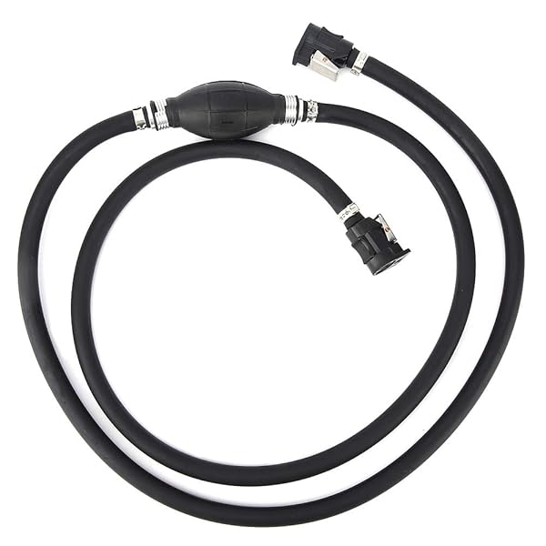 Maxmartt Maxmartt 3/8in 7ft Boat Fuel Line with Ball Pump and Connector for Johnson Marine Gas Tank Assembly