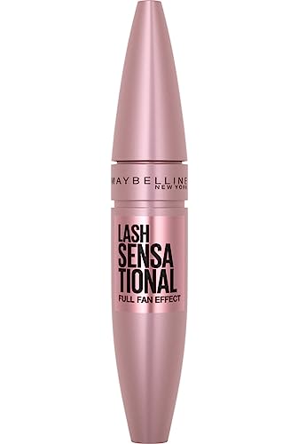MAYBELLINE Maybelline Lash Sensational Mascara: Lengthening & Volumizing for Full Fan Effect in Blackest Black