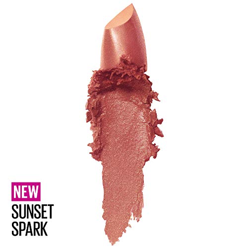 Maybelline Color Sensational Lipstick: Hydrating Cream Finish in Nude, Pink, Red & Plum - Sunset Spark 0.15 oz - Image 4