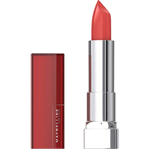 Maybelline Color Sensational Lipstick: Hydrating Cream Finish in Nude, Pink, Red & Plum - Sunset Spark 0.15 oz