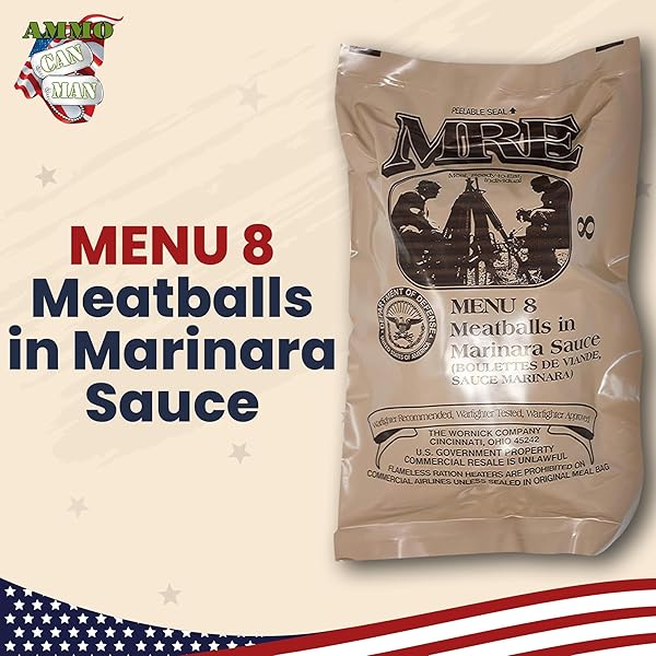 Surplus MRE Meals Ready to Eat (Pack of 4) - Emergency Food Rations for Camping & Survival - Fresh 2015+ Flavors - Image 4
