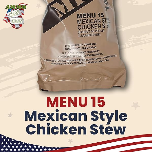 Surplus MRE Meals Ready to Eat (Pack of 4) - Emergency Food Rations for Camping & Survival - Fresh 2015+ Flavors - Image 6