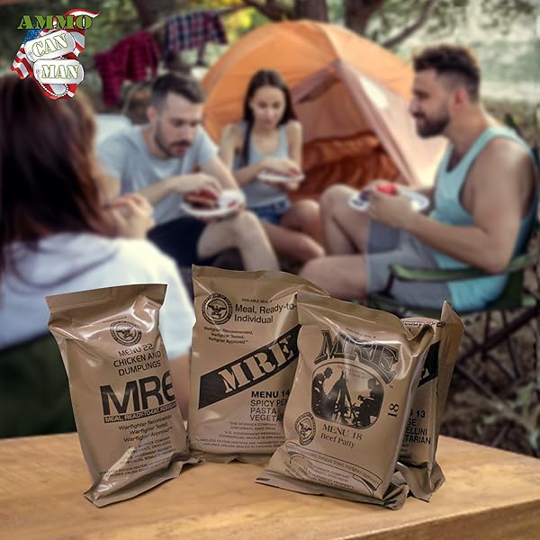 Surplus MRE Meals Ready to Eat (Pack of 4) - Emergency Food Rations for Camping & Survival - Fresh 2015+ Flavors - Image 8