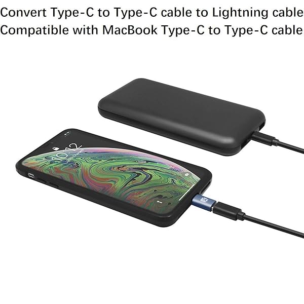 Meenova Lightning to USB-C Adapter: 30W Fast Charging with Lanyard - Perfect for iPhone & iPad - Image 9
