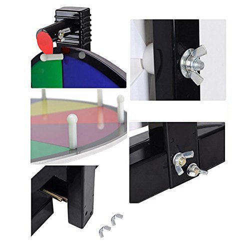 MegaBrand 24" Tabletop Spinning Prize Wheel 14 Slots with Color Dry Erase - Image 5