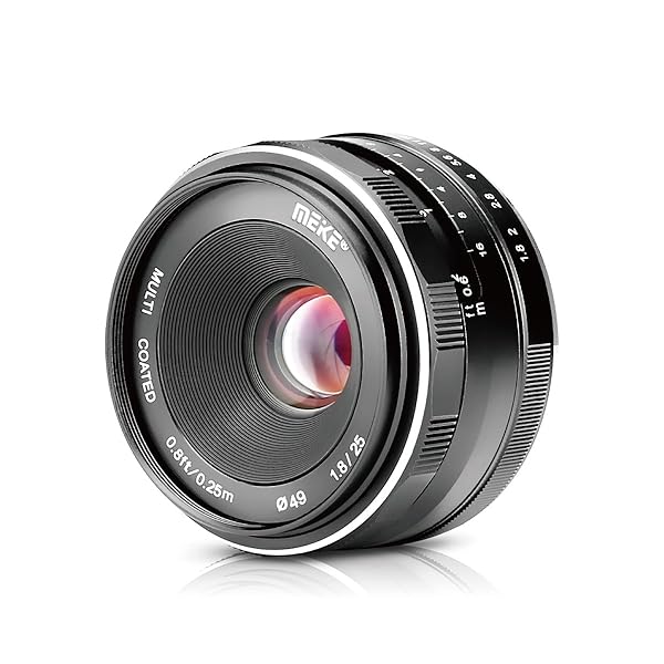 Meike 25mm F1.8 Wide Angle Lens for Sony E Mount: Perfect Manual Focus for A6000, A6400 & More