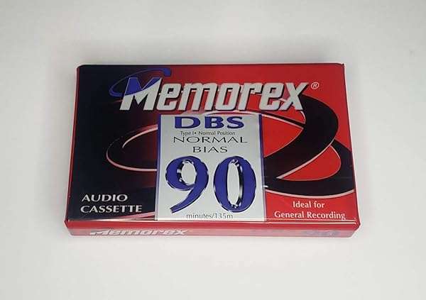 Buy Memorex DBS 90 Vintage Blank Audio Cassette Tape - Perfect for Collectors & Music Lovers - Image 3