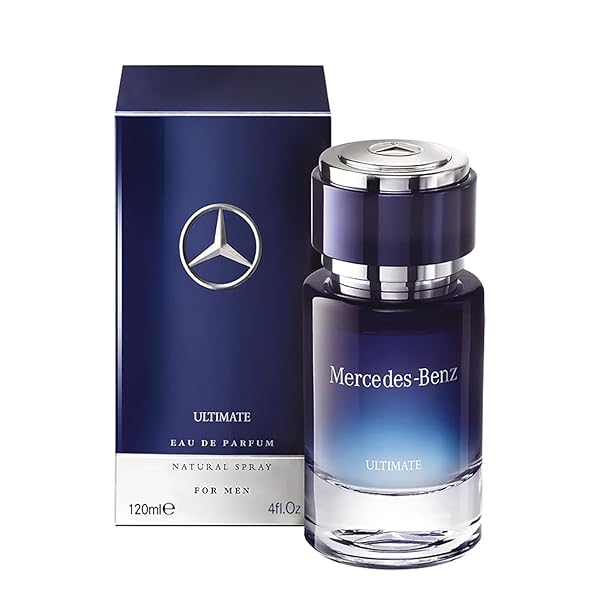Mercedes-Benz Mercedes-Benz Ultimate Eau de Parfum for Men - Long Lasting Amber & Patchouli Cologne - 4 oz