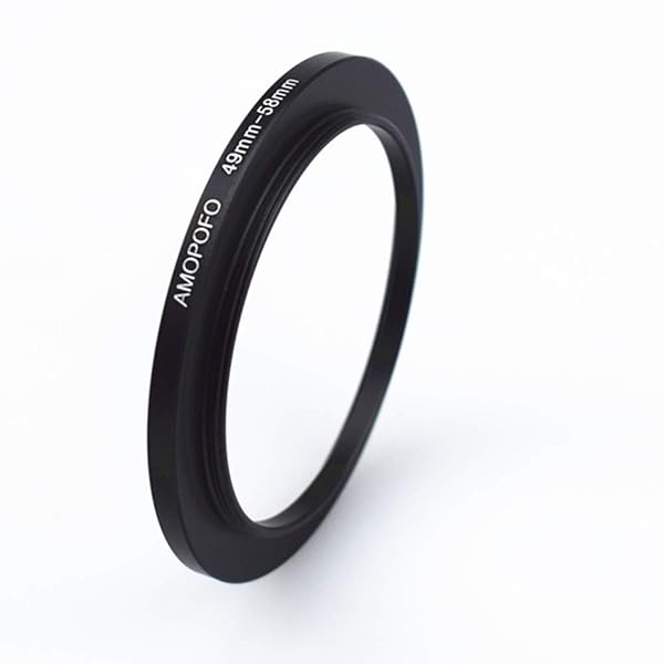 49mm to 58mm Metal Step Up Ring Adapter - CNC Machined Aluminum Lens Filter Ring - Image 5