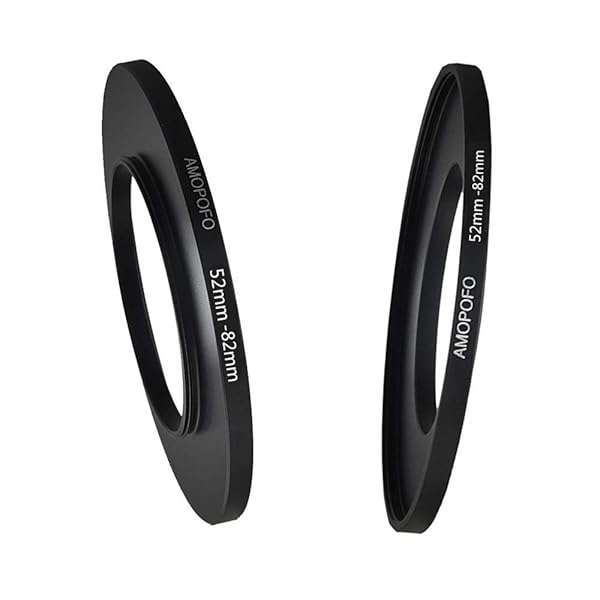 52mm to 82mm Metal Step Up Ring Adapter - CNC Machined Aluminum for Filters, Compatible with All 52mm Lenses - Image 6