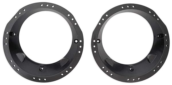 Metra "Metra 82-9601 Speaker Adapter for 1998-2013 Harley Davidson Touring Models - 6-1/2" to 6-3/4" Black"