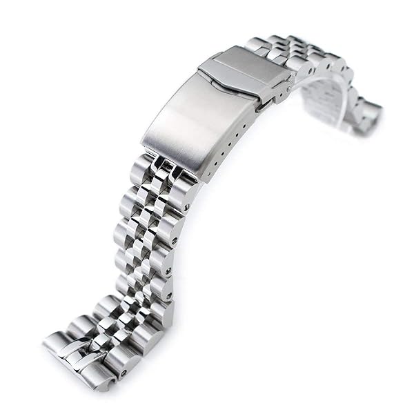 MiLTAT 22mm Watch Band for Seiko Turtle SRP773, SRP775, SRP777 & SRPA21 - Angus-J Screw-Link Design