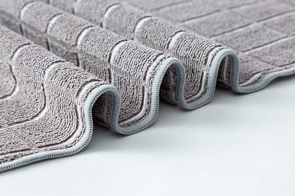 Microfiber Dish Towels 8 Pack - Soft, Absorbent & Lint-Free Kitchen Towels in Gray Lattice Design - 26x18 Inch - Image 10