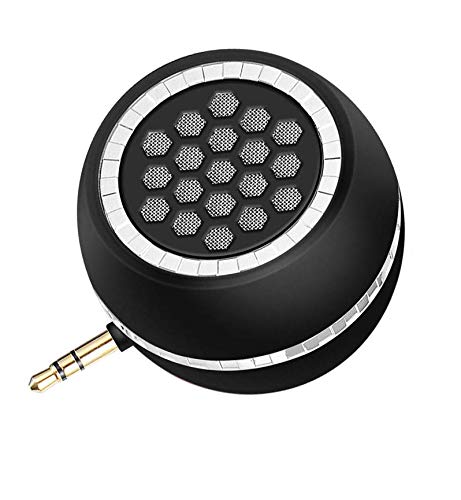 Mini Portable 3W Speaker: Clear Bass, 3.5mm AUX for iPhone, iPad, Tablet & Smartphone - Plug & Play Convenience
