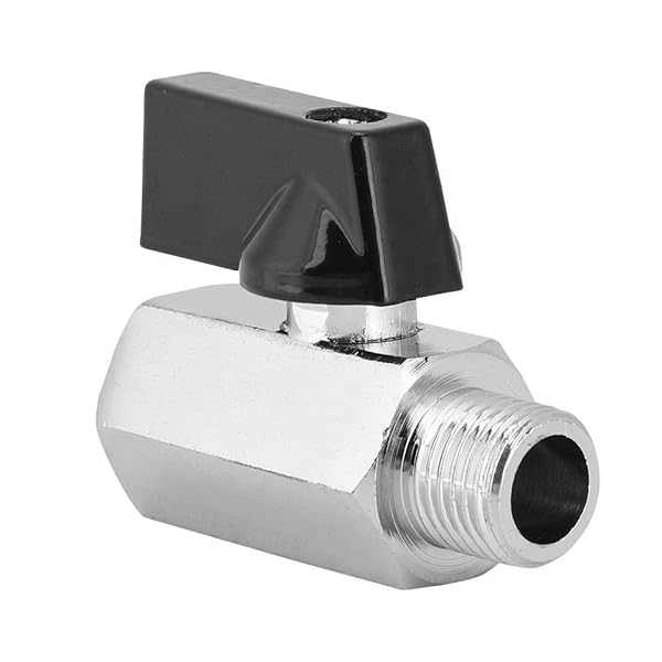 Mini Water Cooling Valve G1/4 - Efficient Ball Valve for Computer Cooling Systems with Handle Design