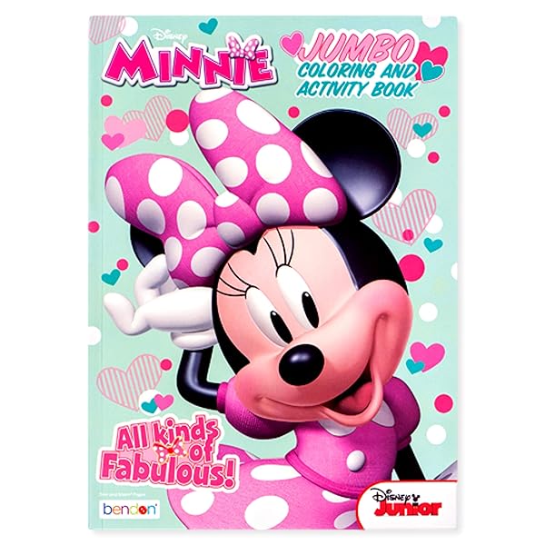 80-Page Minnie Jumbo Coloring & Activity Book: Fun, Educational Art Tool for Kids' Creativity & Brain Stimulation - Image 2