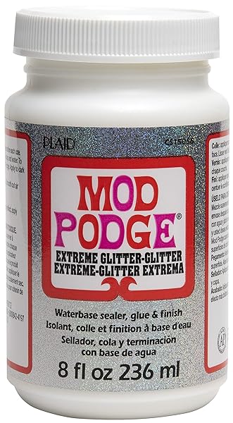 Mod Podge Mod Podge CS15066 Extreme Glitter 8 Oz - Perfect Crafting Solution for Sparkling Projects
