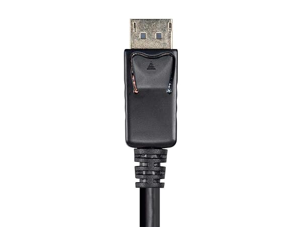 Monoprice DisplayPort 1.1 to HDTV Cable 4K 1080p 6 Feet Gold Plated Connectors Deep Color Black - Image 4