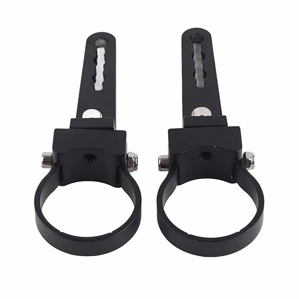 "2pcs Aluminum Mount Bracket Clamps for 2" Tubes - LED Light Holder for Cars & Trucks Off-Road"