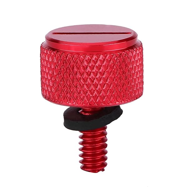 Anodized Aluminum Motorcycle Seat Bolt Mounting Screws - 5 Colors for 1996 & Later Models (Red) - Image 6