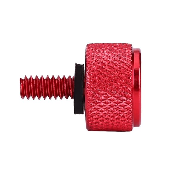 Anodized Aluminum Motorcycle Seat Bolt Mounting Screws - 5 Colors for 1996 & Later Models (Red) - Image 7