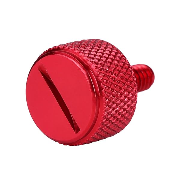 Anodized Aluminum Motorcycle Seat Bolt Mounting Screws - 5 Colors for 1996 & Later Models (Red) - Image 2