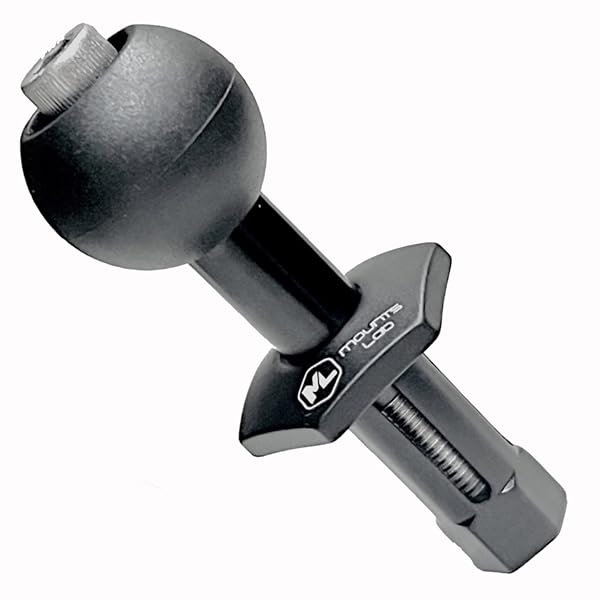 Mounts Lab MotoMount Ninja: 12mm Hexagon Fork Stem Base for Kawasaki Ninja - Compatible with Phone/Camera/GPS (ML-Ninja01)