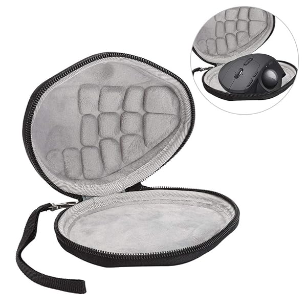 Portable Mouse Storage Case - EVA Protective Cover for Logitech MX Ergo | Travel Carry Bag - Image 3
