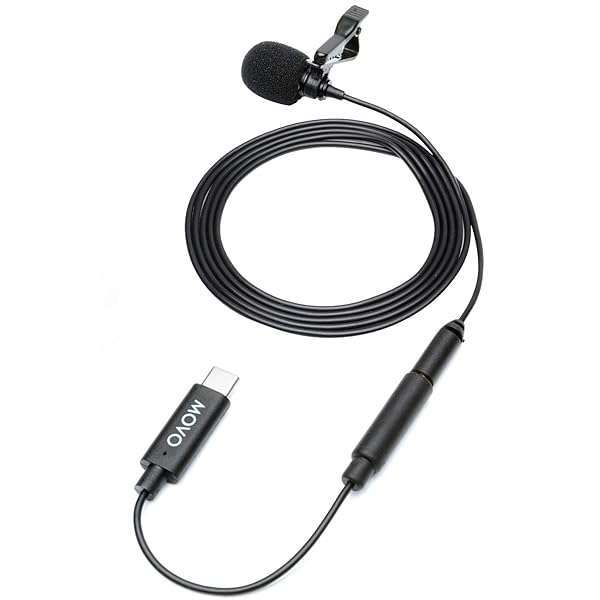 Movo Best Movo Lavalier Microphone for DJI Osmo Pocket & Pocket 2 - Enhance Your Audio with Handheld Adapter