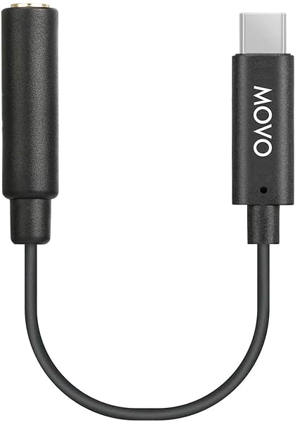Upgrade Your DJI Osmo Pocket: Movo PMA-1 USB-C to 3.5mm Microphone Adapter for Superior Sound Quality