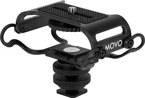Buy Movo SMM5-B Shock Mount for Zoom & Tascam Recorders - Universal Microphone & Portable Recorder Accessory - Image 3