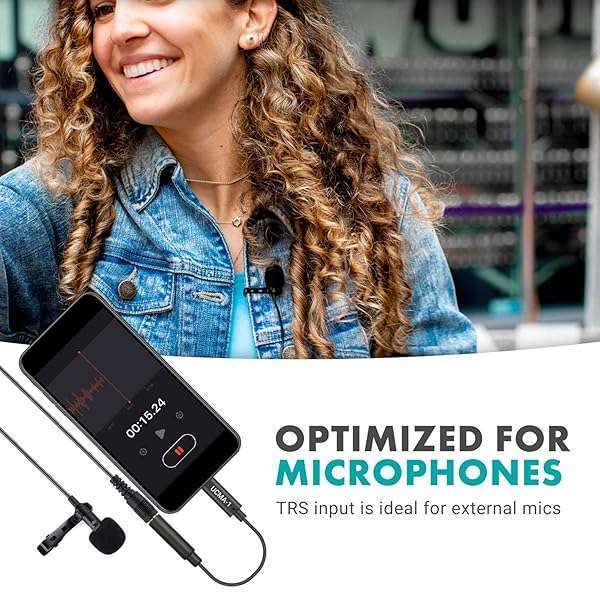 Buy Movo UCMA-1 3.5mm TRS to USB-C Microphone Adapter for Samsung, Pixel, Moto, iPad Pro & More - Image 4