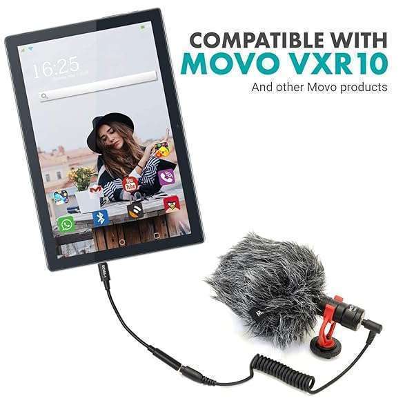 Buy Movo UCMA-1 3.5mm TRS to USB-C Microphone Adapter for Samsung, Pixel, Moto, iPad Pro & More - Image 7
