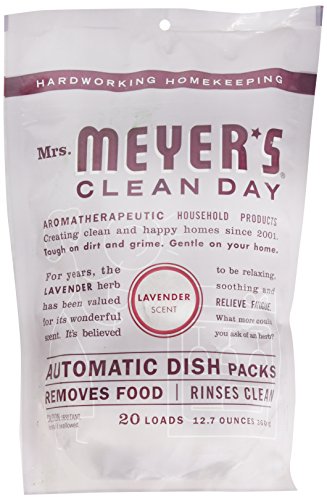 MRS. MEYER'S CLEAN DAY Mrs. Meyer's Clean Day Automatic Dish Packs - 20 Count, 12.7 Oz | Eco-Friendly & Effective Cleaning Solution