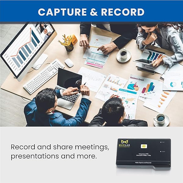 MuxLab HDMI to USB Video Capture Recorder - 1080P 60FPS, No Driver Needed, Perfect for PC & Game Consoles - Image 8