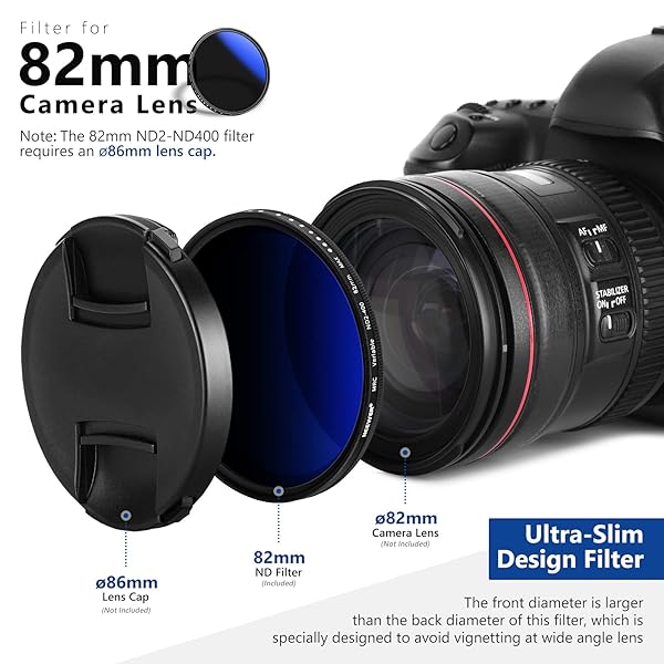 NEEWER 82mm Variable ND Filter ND2-ND400: Multi-Layer Coating, Water & Scratch Resistant for Stunning Photography - Image 10