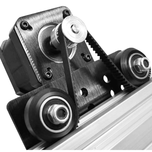 High-Quality NEMA17 Stepper Motor Mount Plate - Anodized Aluminum for 3D Printers & Linear Applications (Black) - Image 5