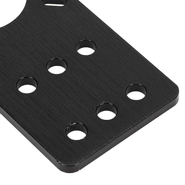 High-Quality NEMA17 Stepper Motor Mount Plate - Anodized Aluminum for 3D Printers & Linear Applications (Black) - Image 8