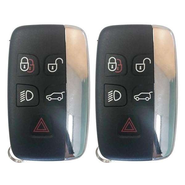 NEW Land Rover Evoque Key Fob Replacement 2012-2017 - AUTOKEYMAX 5 Btn 315MHz FCCID: KOBJTF10A (PAIR)