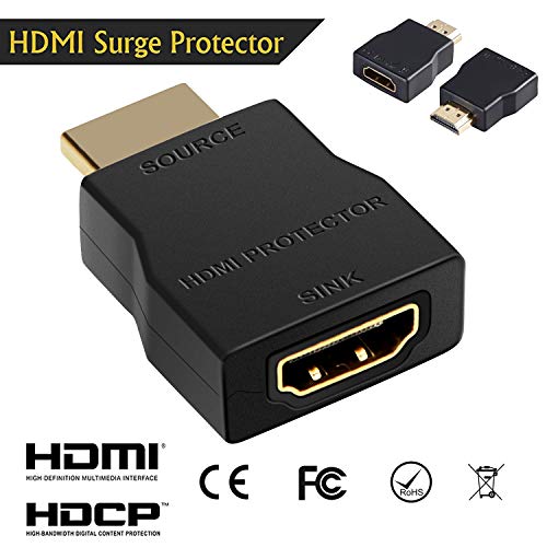 NEWCARE HDMI Surge Protector: Mini Portable ESD & Surge Protection for 4K 30Hz HDCP - Black - Image 4