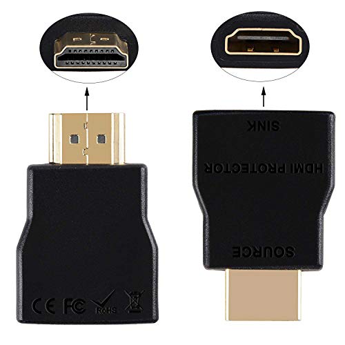 NEWCARE HDMI Surge Protector: Mini Portable ESD & Surge Protection for 4K 30Hz HDCP - Black - Image 7